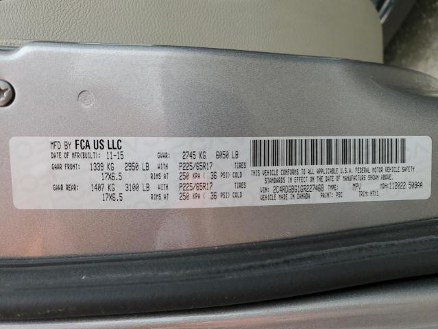 2C4RDGBG1GR227468 Dodge Grand Caravan Se