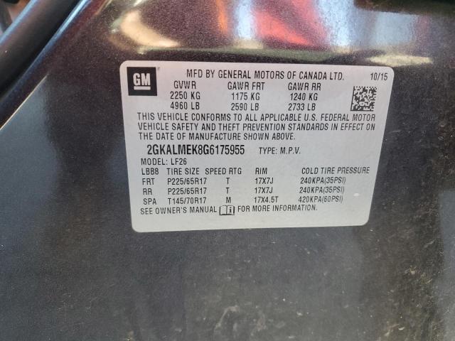 2GKALMEK8G6175955 GMC Terrain Sle