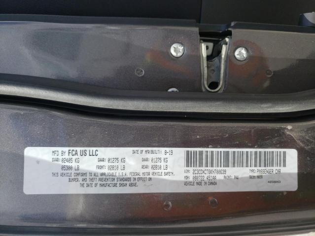2C3CDXCT6KH700639 Dodge CHARGER R/T