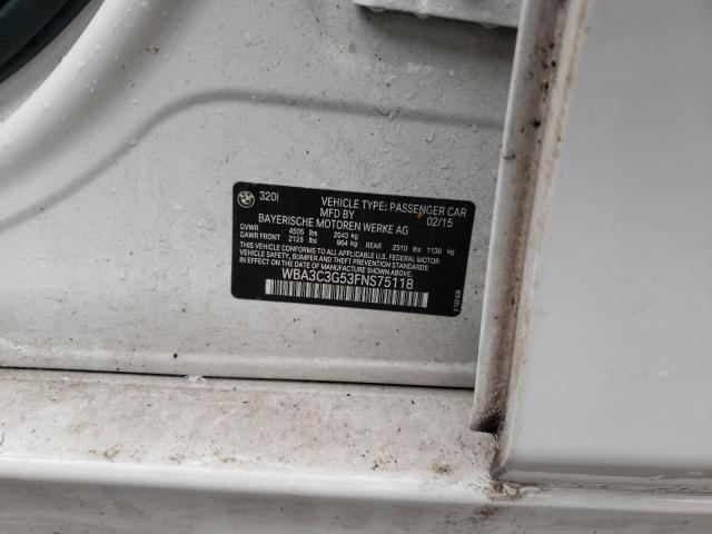 WBA3C3G53FNS75118 BMW 320 I Xdrive