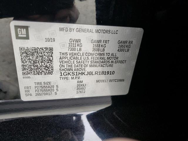 1GKS1HKJ0LR181910 GMC YUKON XL DENALI