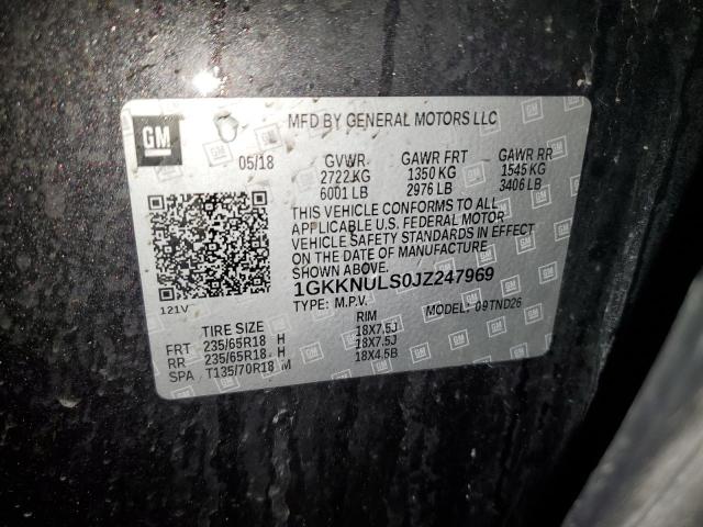 1GKKNULS0JZ247969 GMC Acadia Slt-1
