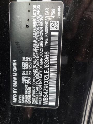 WBS4Z9C02LEJ63966 BMW M4