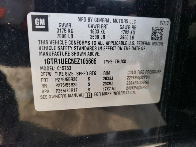 1GTR1UEC5EZ105666 GMC Sierra C1500 Sle