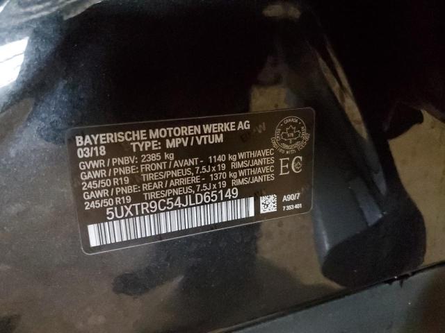 5UXTR9C54JLD65149 BMW X3 Xdrive30i
