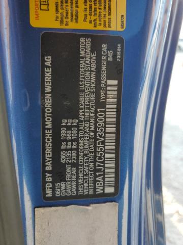 WBA1J7C55FV359001 BMW M235I
