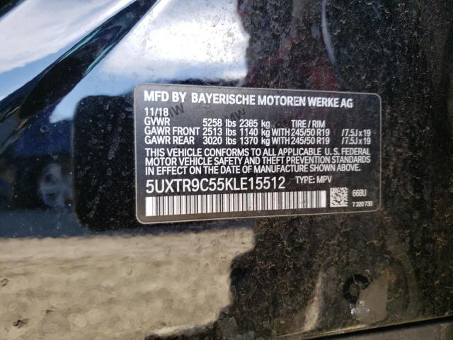 5UXTR9C55KLE15512 BMW X3 Xdrive30i