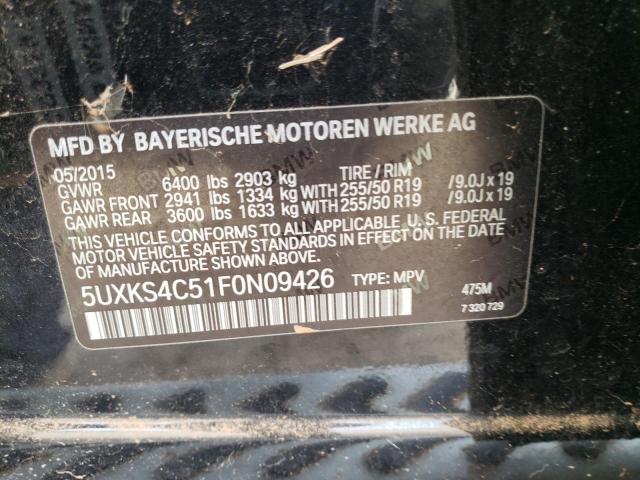 5UXKS4C51F0N09426 BMW X5 Xdrive35d