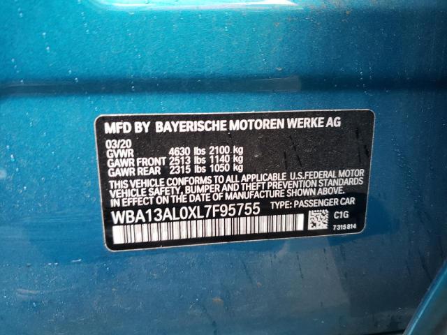 WBA13AL0XL7F95755 BMW M235XI