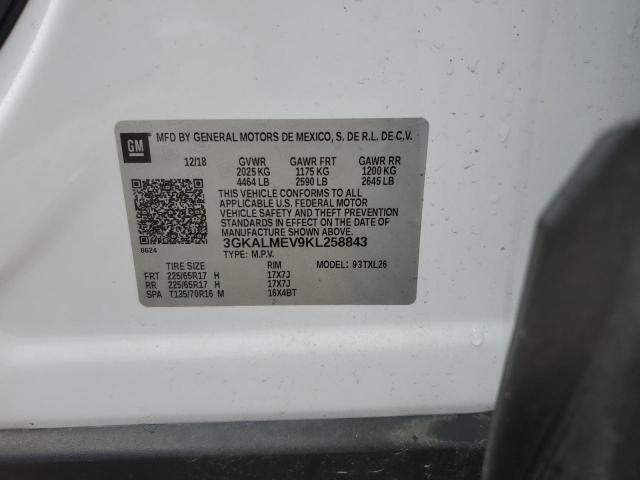 3GKALMEV9KL258843 GMC Terrain Sle