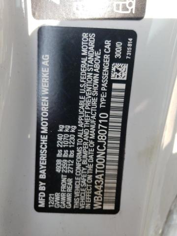 WBA43AT00NCJ80710 BMW 430xi
