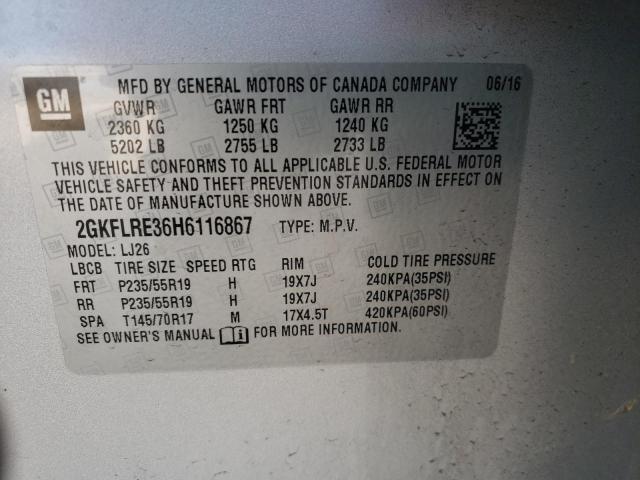 2GKFLRE36H6116867 GMC Terrain Denali