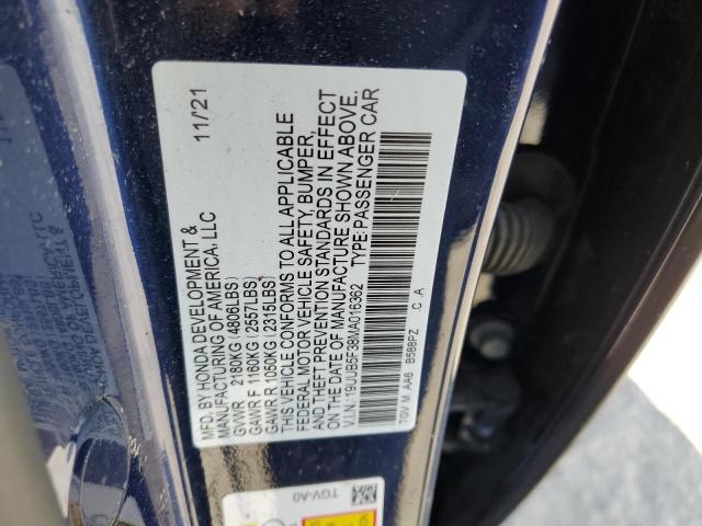 19UUB5F38MA016362 Acura TLX