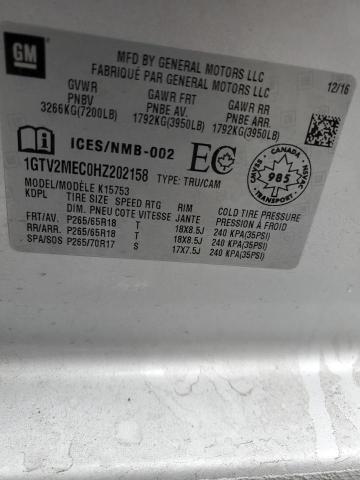 1GTV2MEC0HZ202158 GMC Sierra K1500 Sle