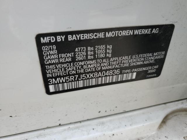 3MW5R7J5XK8A04836 BMW 330XI