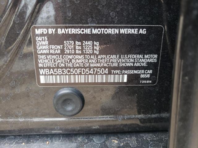 WBA5B3C50FD547504 BMW 535 XI