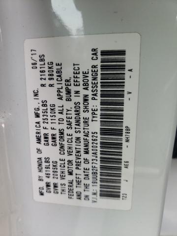 19UUB2F73JA002625 Acura Tlx Advance