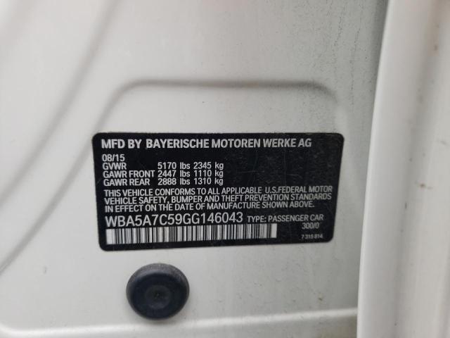 WBA5A7C59GG146043 BMW 528 XI
