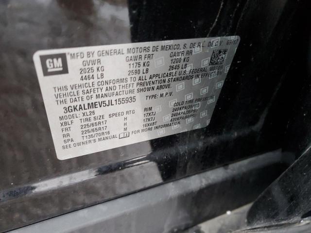 3GKALMEV5JL155935 GMC Terrain Sle