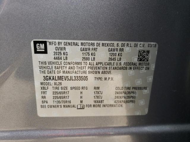 3GKALMEV5JL333505 GMC Terrain Sle