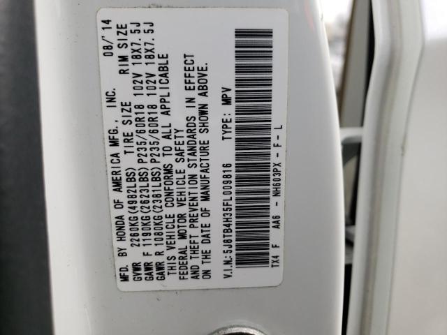 5J8TB4H35FL009816 Acura RDX