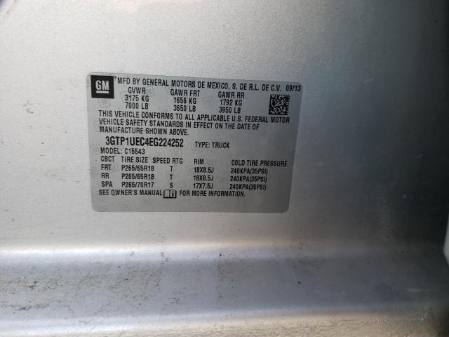 3GTP1UEC4EG224252 GMC Sierra C1500 Sle