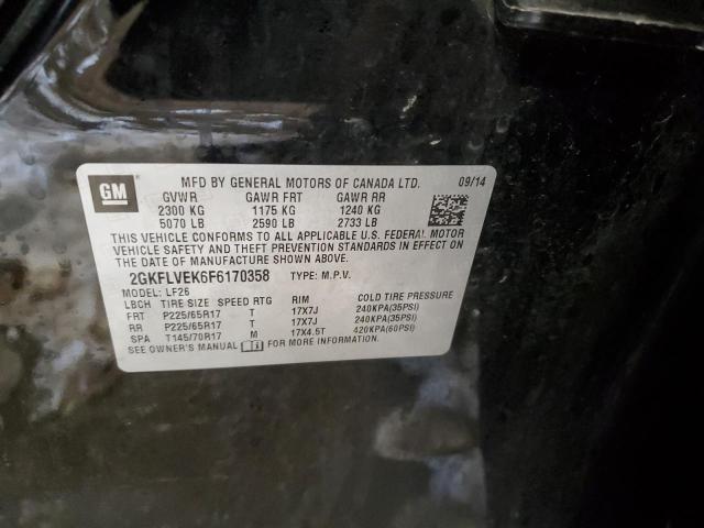 2GKFLVEK6F6170358 GMC Terrain Sle