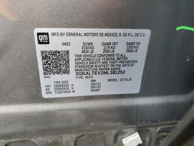 3GKALTEV2ML381252 GMC Terrain Sle