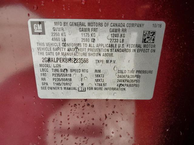 2GKALPEK8H6223568 GMC Terrain Slt