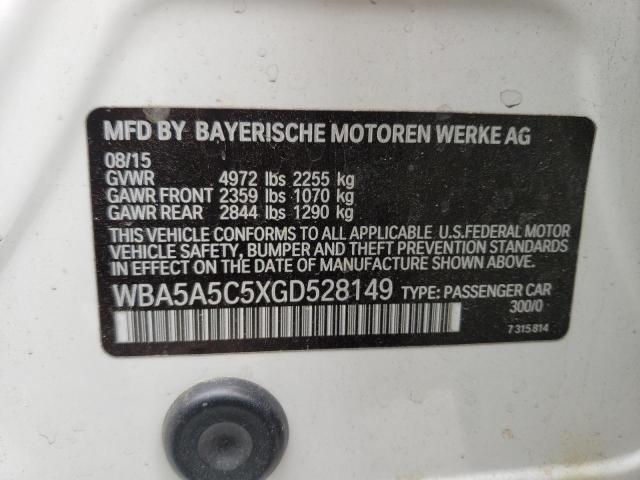 WBA5A5C5XGD528149 BMW 528 I