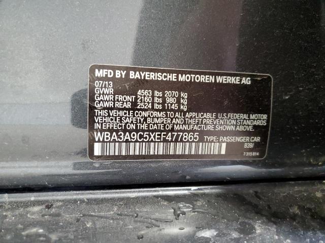 WBA3A9C5XEF477865 BMW 335 I