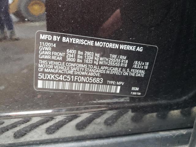 5UXKS4C51F0N05683 BMW X5 Xdrive35d