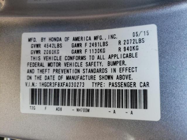 1HGCR3F8XFA030273 Honda ACCORD EXL