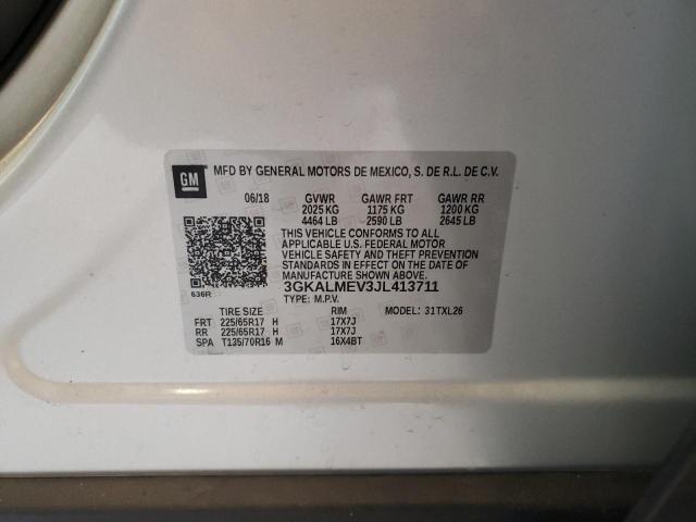 3GKALMEV3JL413711 GMC Terrain Sle