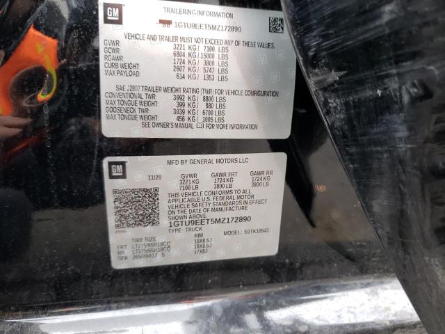 1GTU9EET5MZ172890 GMC Sierra K1500 At4