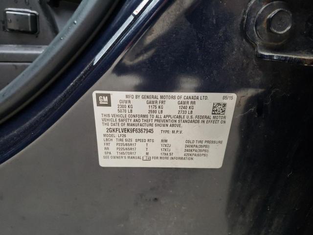 2GKFLVEK9F6367945 GMC Terrain Sle