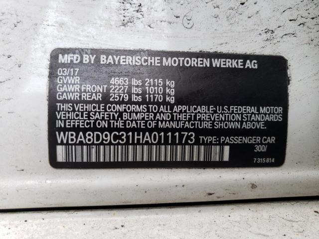 WBA8D9C31HA011173 BMW 330 XI