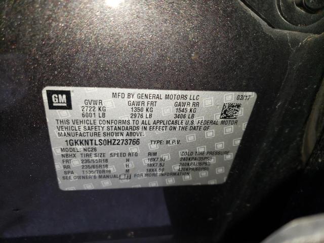 1GKKNTLS0HZ273766 GMC Acadia All Terrain