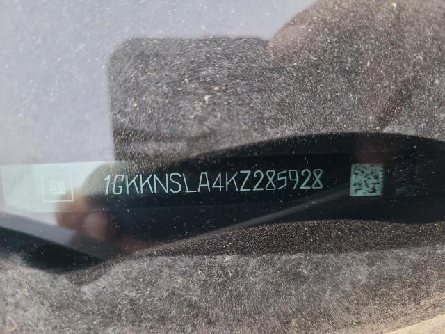 1GKKNSLA4KZ285928 GMC ACADIA SLE