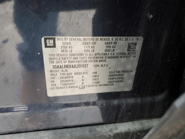 3GKALMEX4JL201627 GMC Terrain Sle