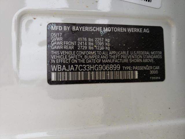 WBAJA7C33HG906899 BMW 530 XI