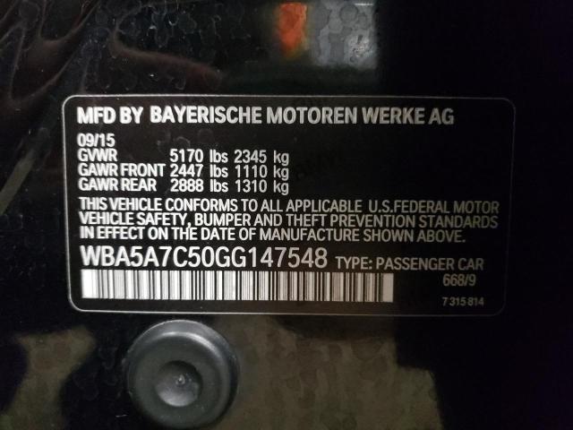 WBA5A7C50GG147548 BMW 528 XI