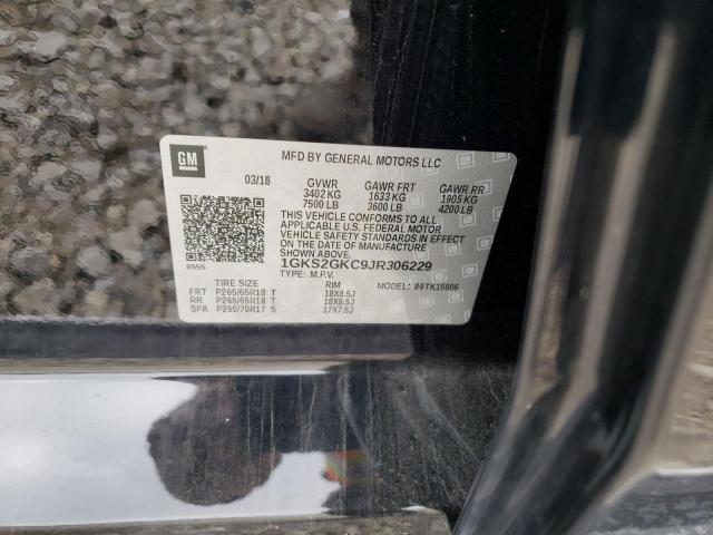 1GKS2GKC9JR306229 GMC Yukon Xl K1500 Slt
