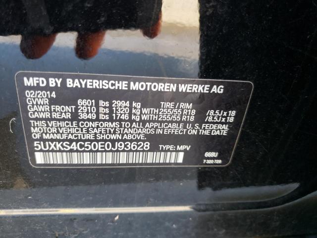 5UXKS4C50E0J93628 BMW X5 Xdrive35d