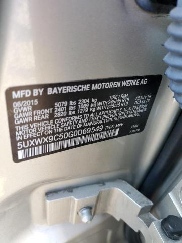 5UXWX9C50G0D69549 BMW X3 Xdrive28i