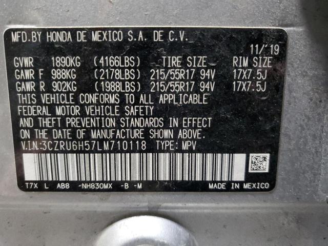 3CZRU6H57LM710118 Honda HR-V EX