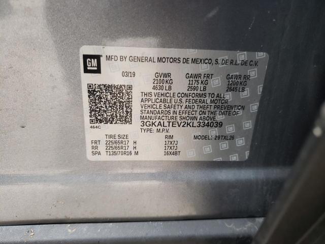 3GKALTEV2KL334039 GMC Terrain Sle