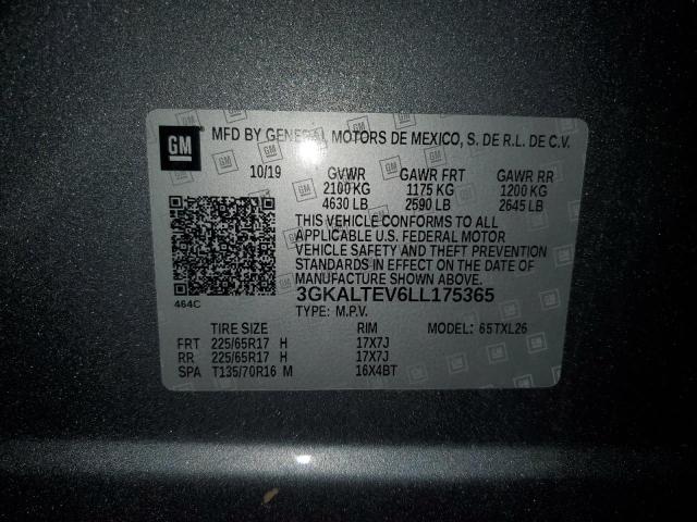 3GKALTEV6LL175365 GMC Terrain Sle