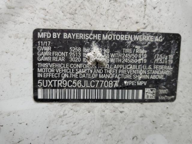 5UXTR9C56JLC77087 BMW X3 Xdrive30i
