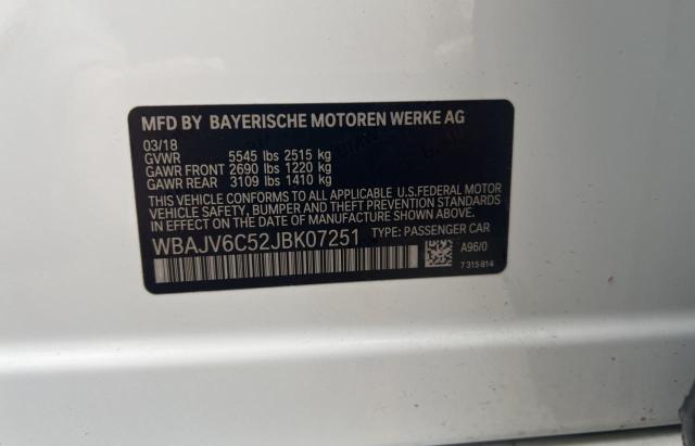WBAJV6C52JBK07251 BMW 640 Xigt